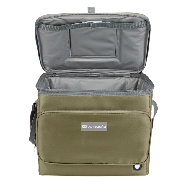 Outbound Small Collapsible Soft Cooler, 24 Can Capacity, 40L, Olive