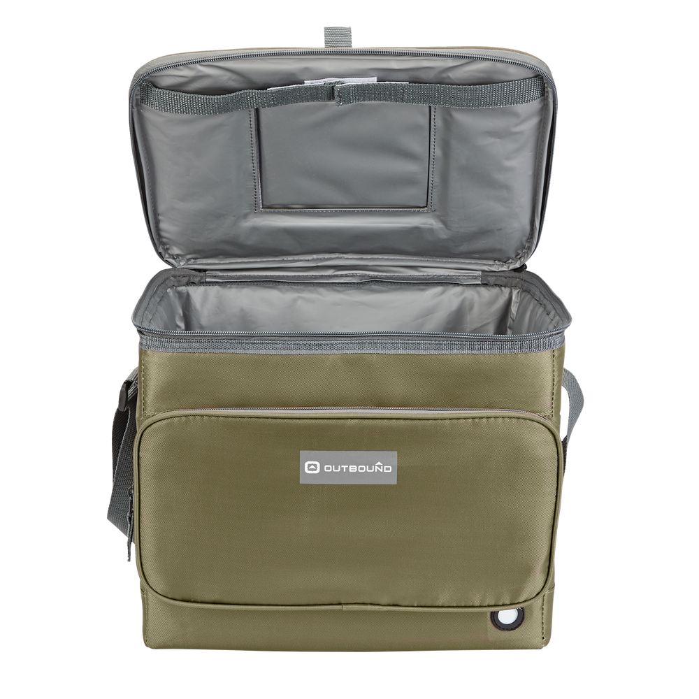 Outbound Small Collapsible Soft Cooler, 24 Can Capacity, 40L, Olive