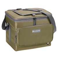 Glacière souple pliante petite Outbound, capacité de 24 canettes, 40 L, olive/vert