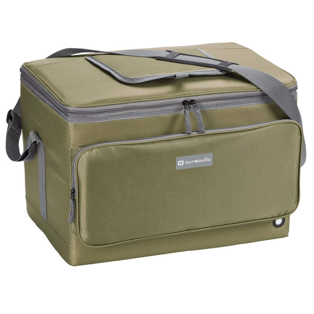 Outbound Large Collapsible Soft Cooler, 48 Can Capacity, 48L, Olive