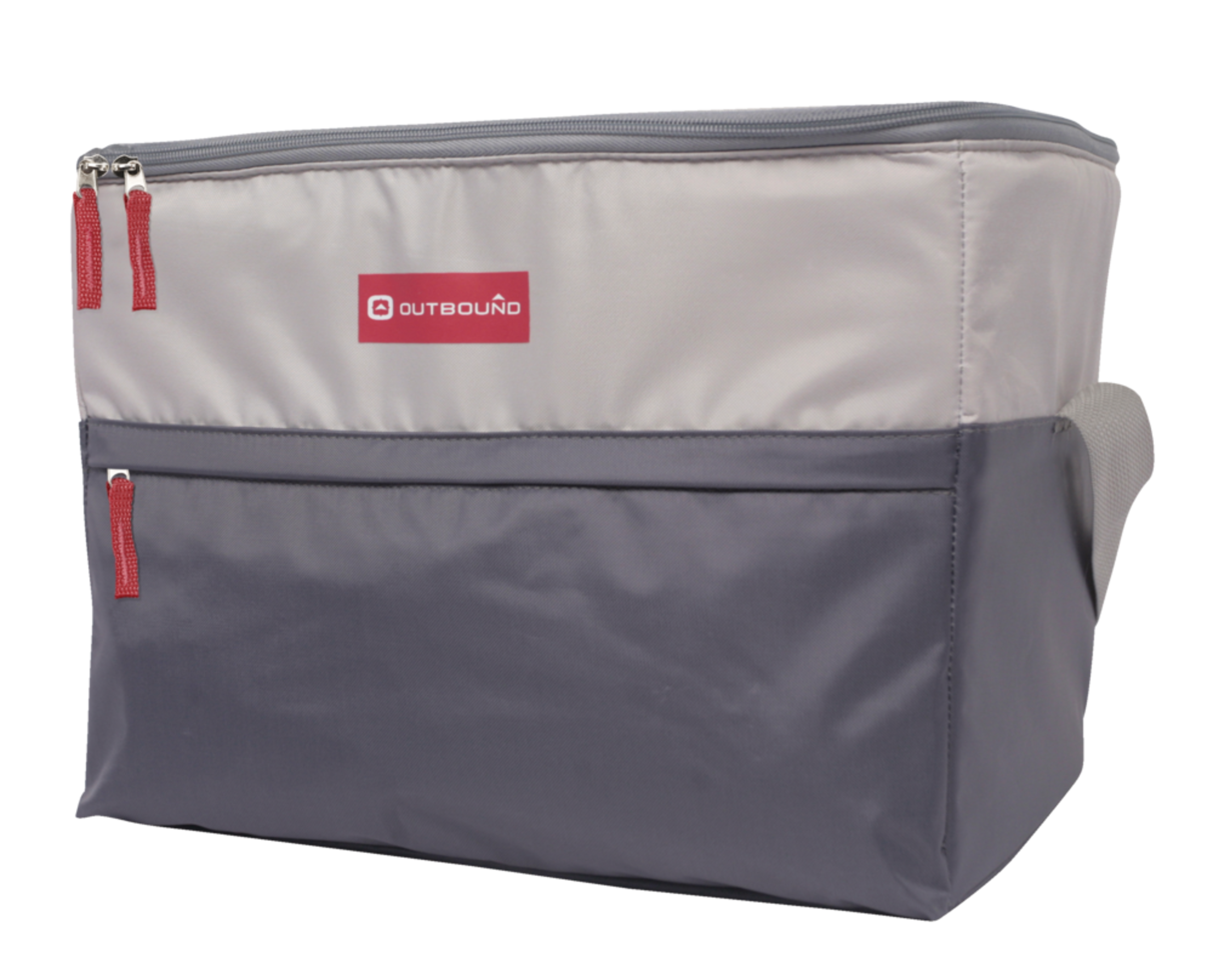 Outbound Hardbody 6-Can Soft Cooler,  Grey Front_Angled_Left