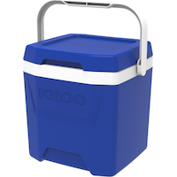 Glacière rigide Igloo COOL avec poignée, 11,3 L, bleu Front_Three_Fourths_Angled_Left