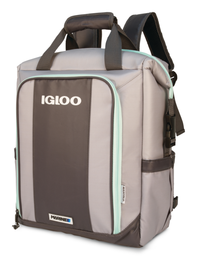 Igloo Switch Backpack Marine Cooler, 30 Can Capacity, 11L, Grey