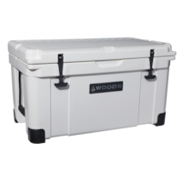 Woods ARCTIC Roto-Moulded Cooler, 55-L, Arctic White Front_Three_Fourths_Angled_Right