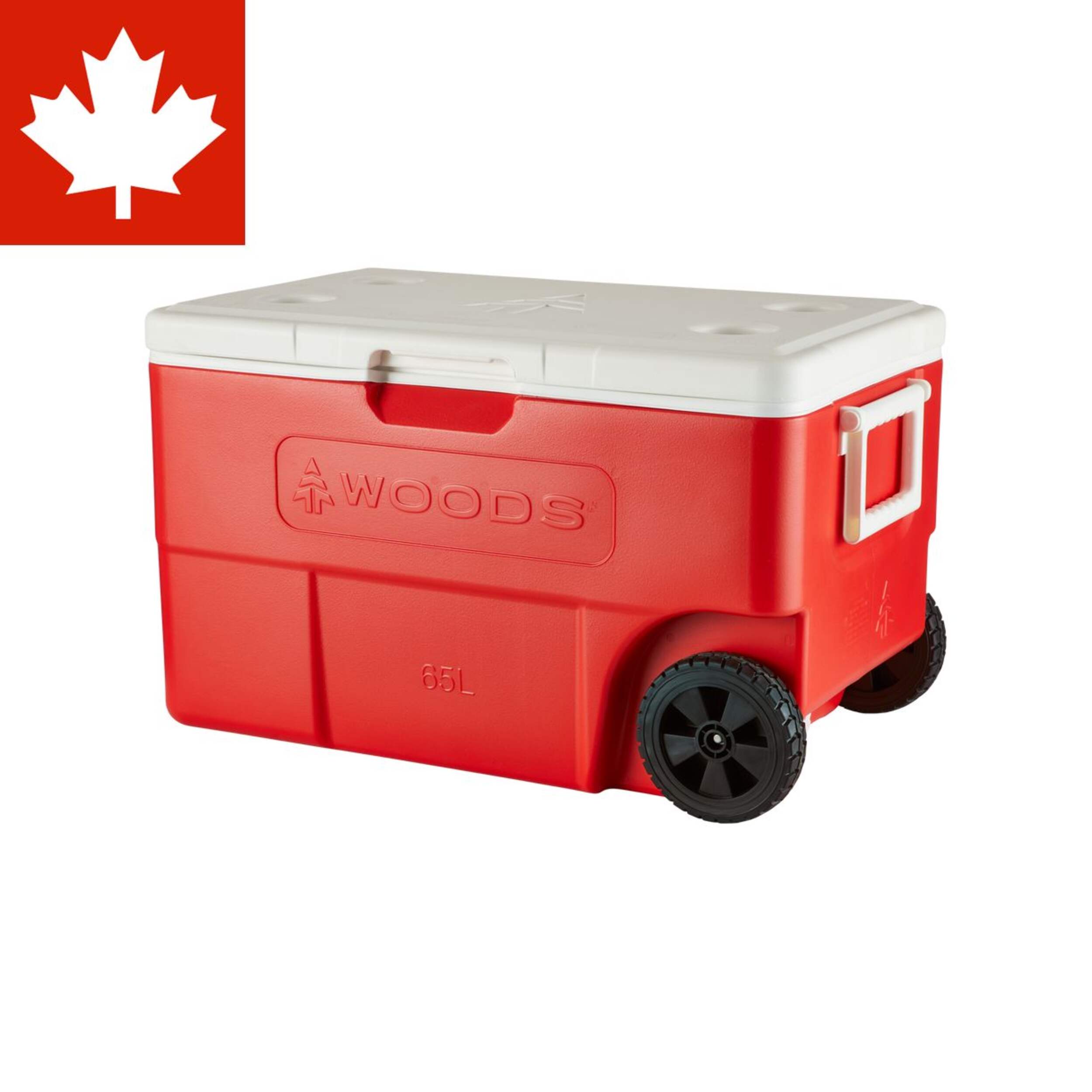 Woods Boreal Cooler, 65-L Front_Three_Fourths_Angled_Left