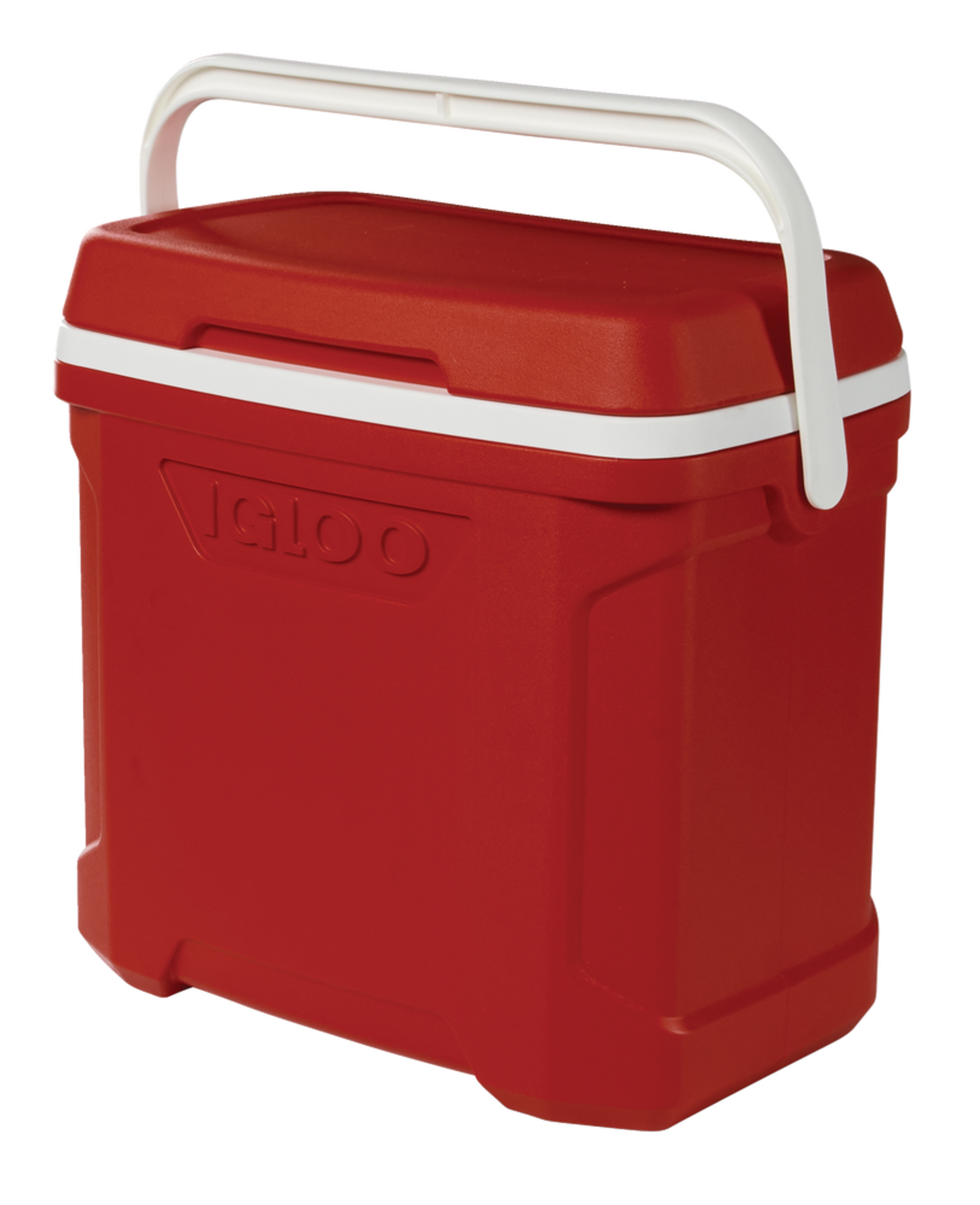 Igloo Profile II Hard Cooler, Red, 30-qt Front_Three_Fourths_Angled_Left