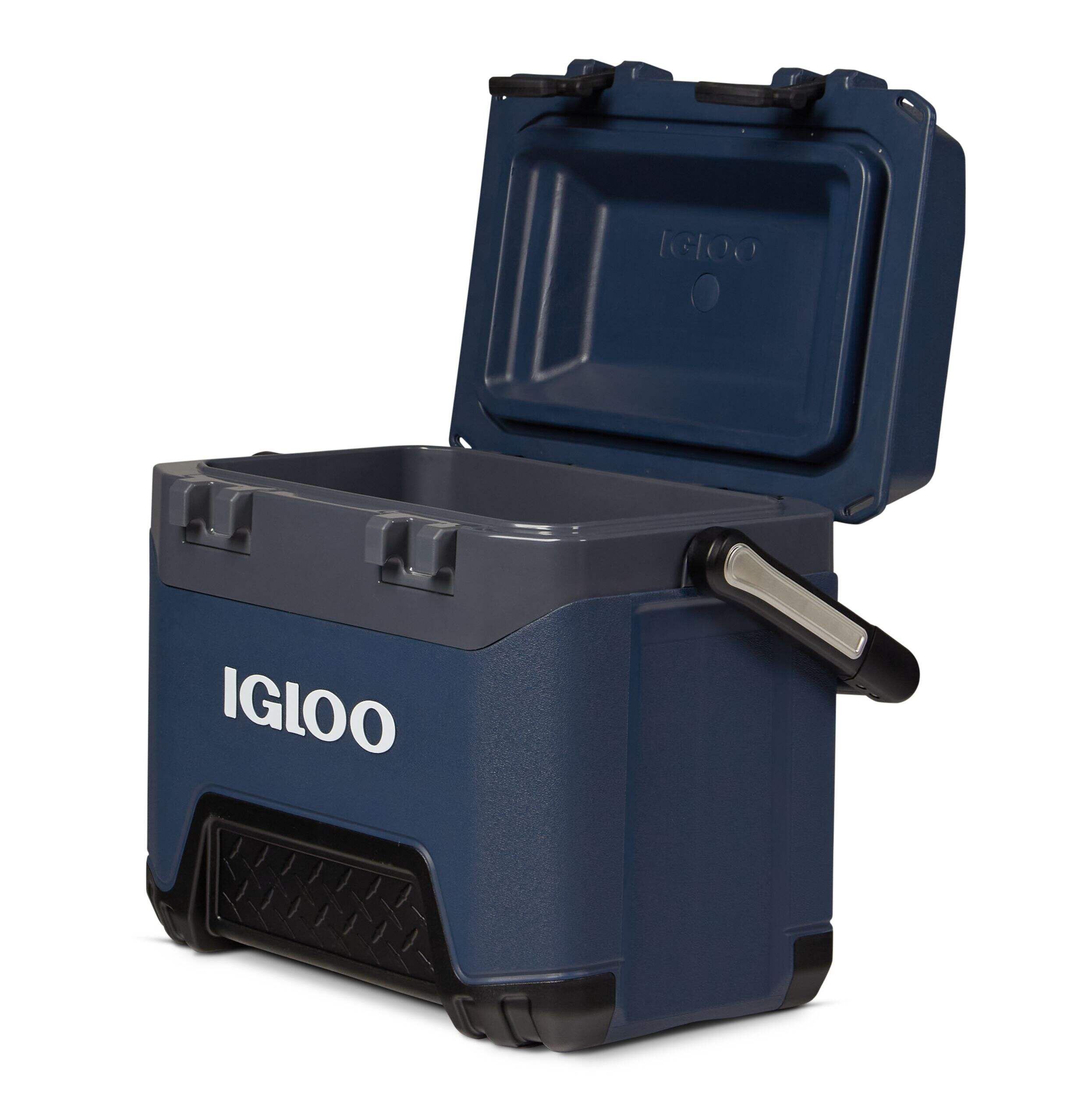 Igloo BMX Hard Cooler, Carbonite/Grey, 25-qt Front_Three_Fourths_Angled_Left