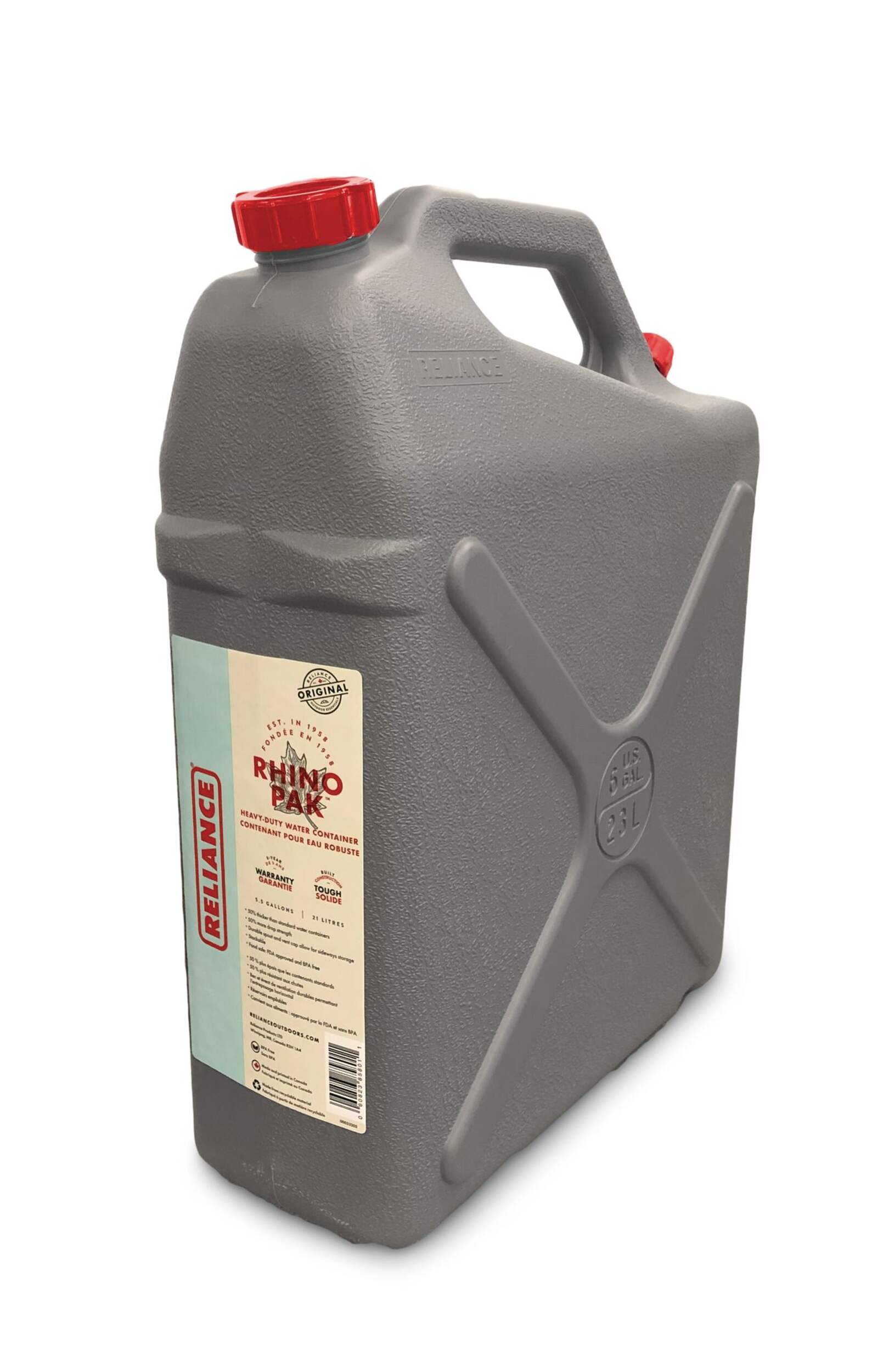 Gourde Reliance Desert Patrol, 23 L Front_Angled_Left