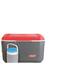 Bidon d'eau Coleman, glacière pour boissons avec bec rabattable, corps gris et couvercle bleu, 3,8 L (1 gallon) Composite_or_Mixed