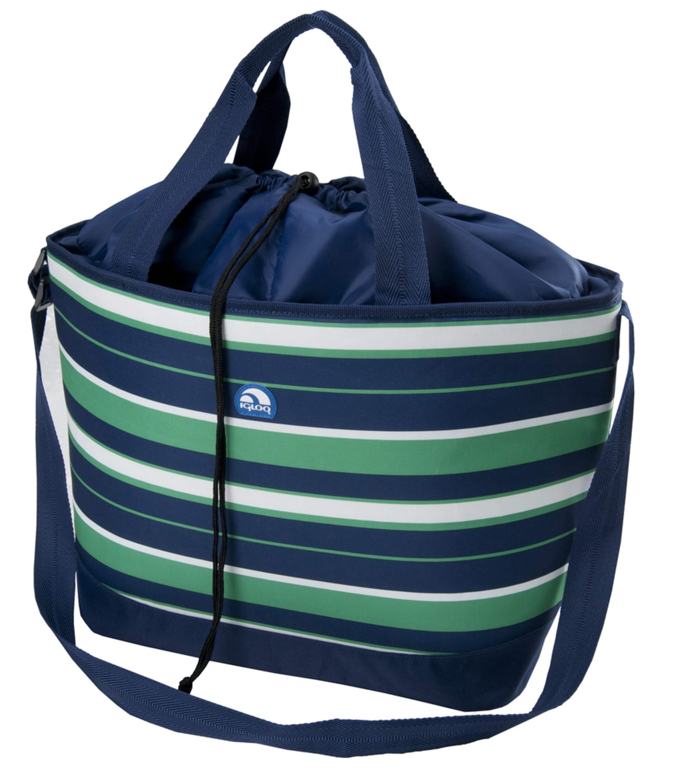 Igloo Drawstring Soft Cooler, 40-Can Front_Angled_Left