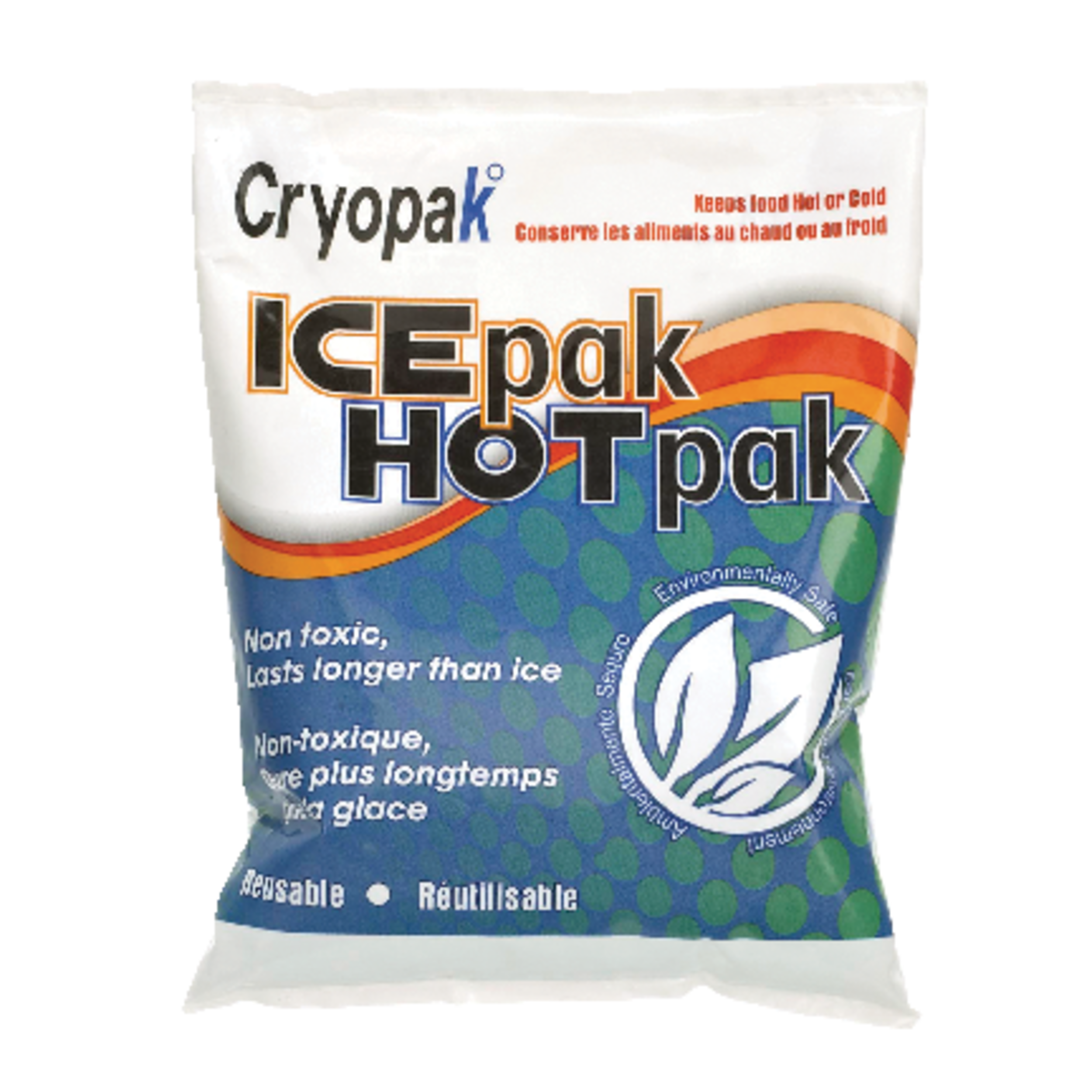 Cryopak Reusable Soft Ice/Hot Pack, Small Front_Flat