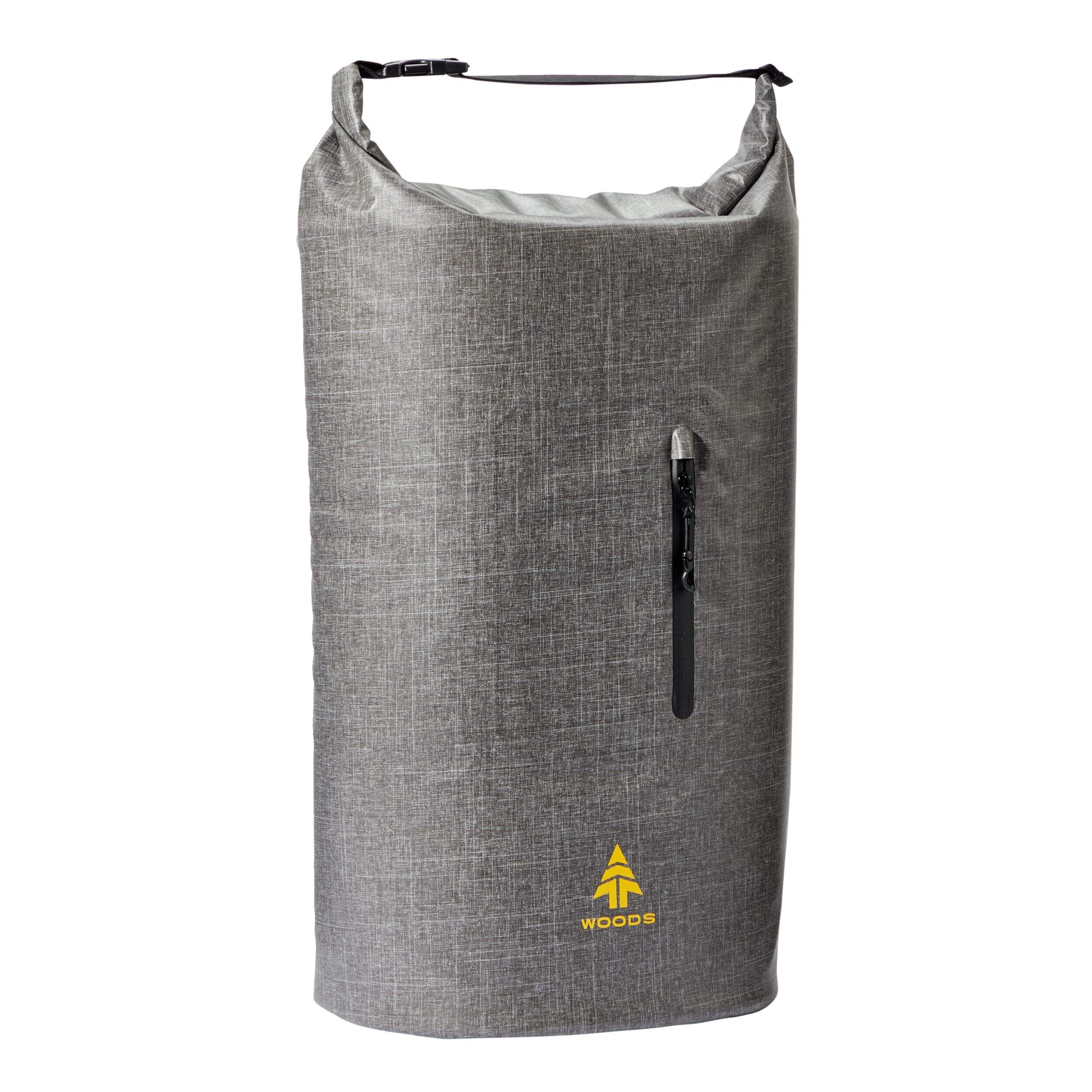 Woods™ BERG Welded Soft BackpackCooler, 28 Can Capacity, 38-L, Grey Front_Three_Fourths_Angled_Right