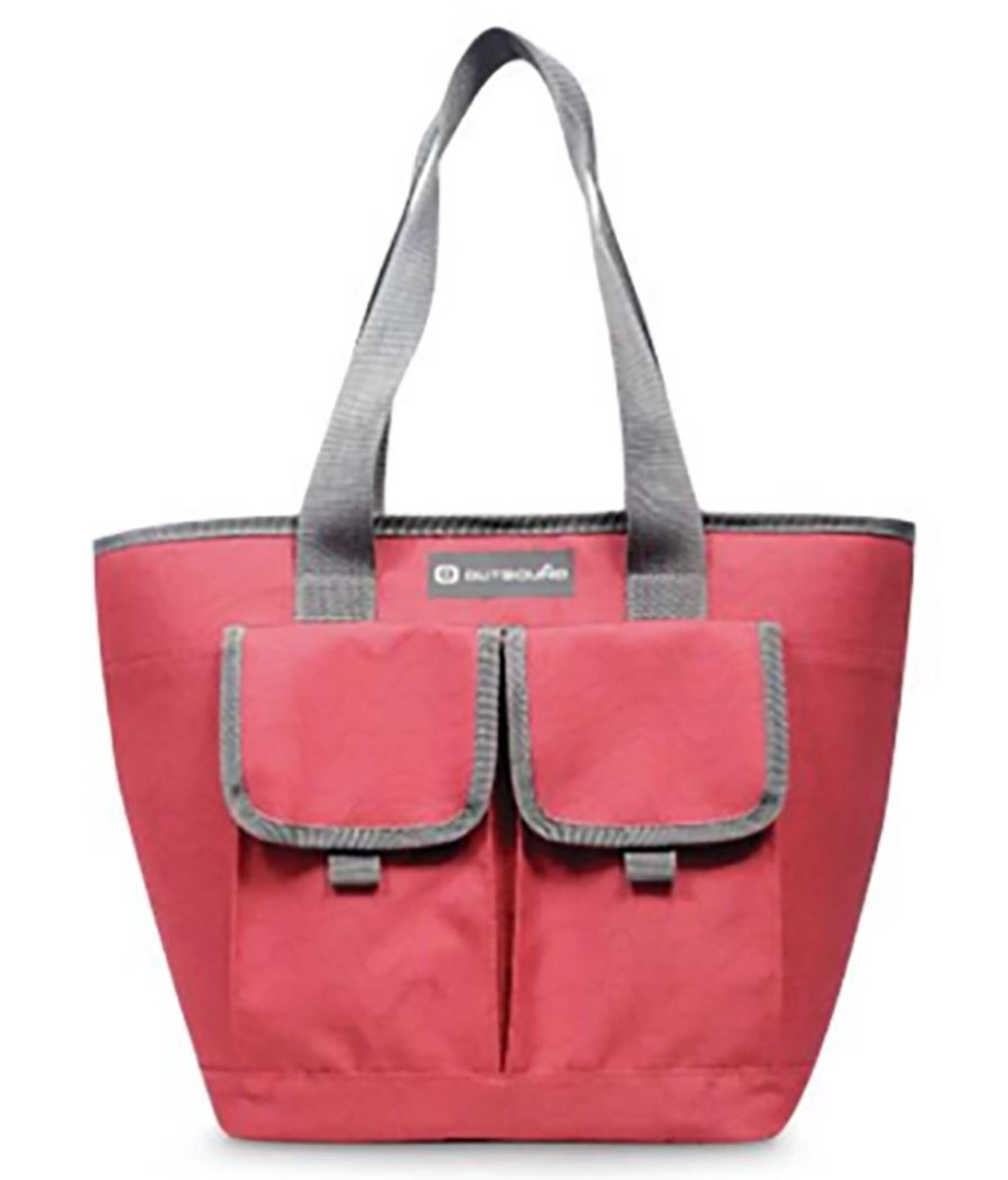 Glacière souple isotherme fourre-tout de plage Outbound, 24 canettes, noir Front_Flat