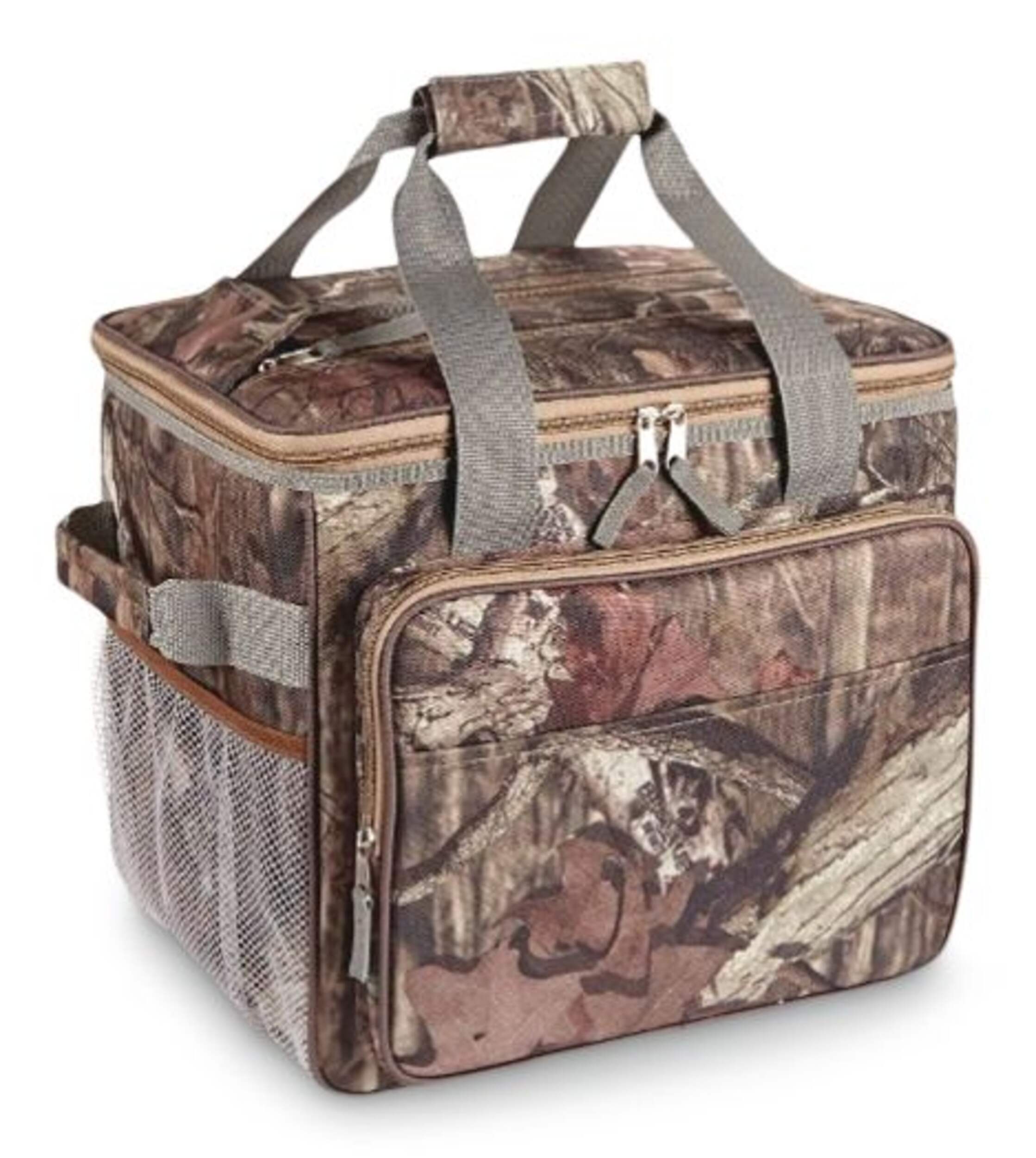 Yukon Gear Camo Insulated Soft Cooler, 24-Can Front_Three_Fourths_Angled_Right