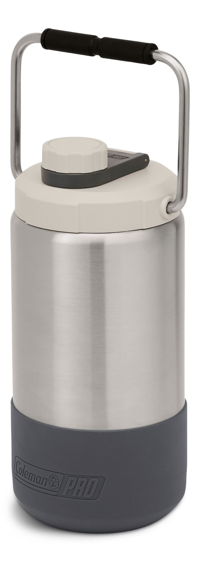 Coleman Pro Stainless Steel Beverage Jug with Handle, 1/2 Gallon