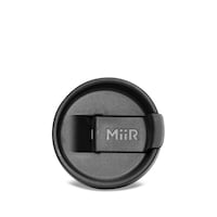MiiR Insulated Flip Traveler Lid for Wide Mouth Bottles, Black Overhead_Flat