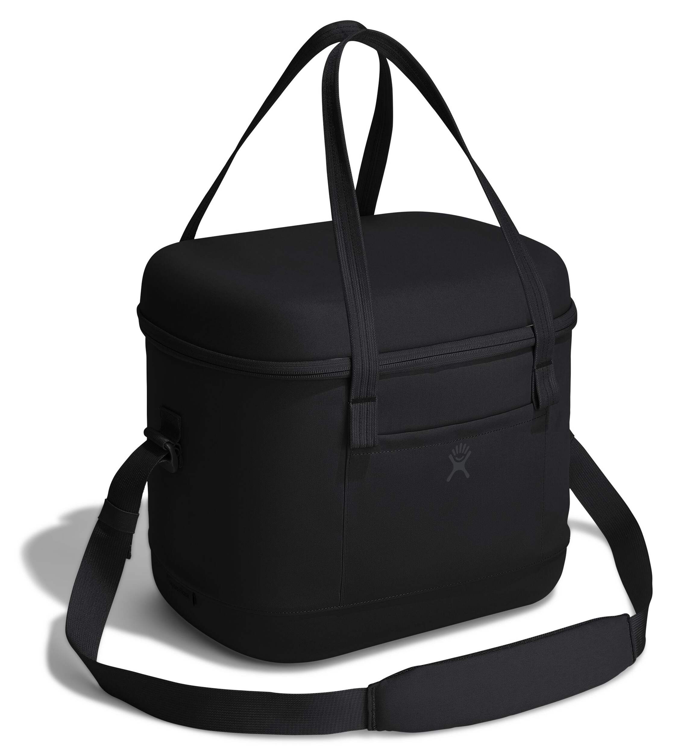 Hydro Flask Carry Out Insulated Soft Cooler with Water-Resistant Fabric, 38-Can Capacity, 20-L, Black Front_Three_Fourths_Angled_Right