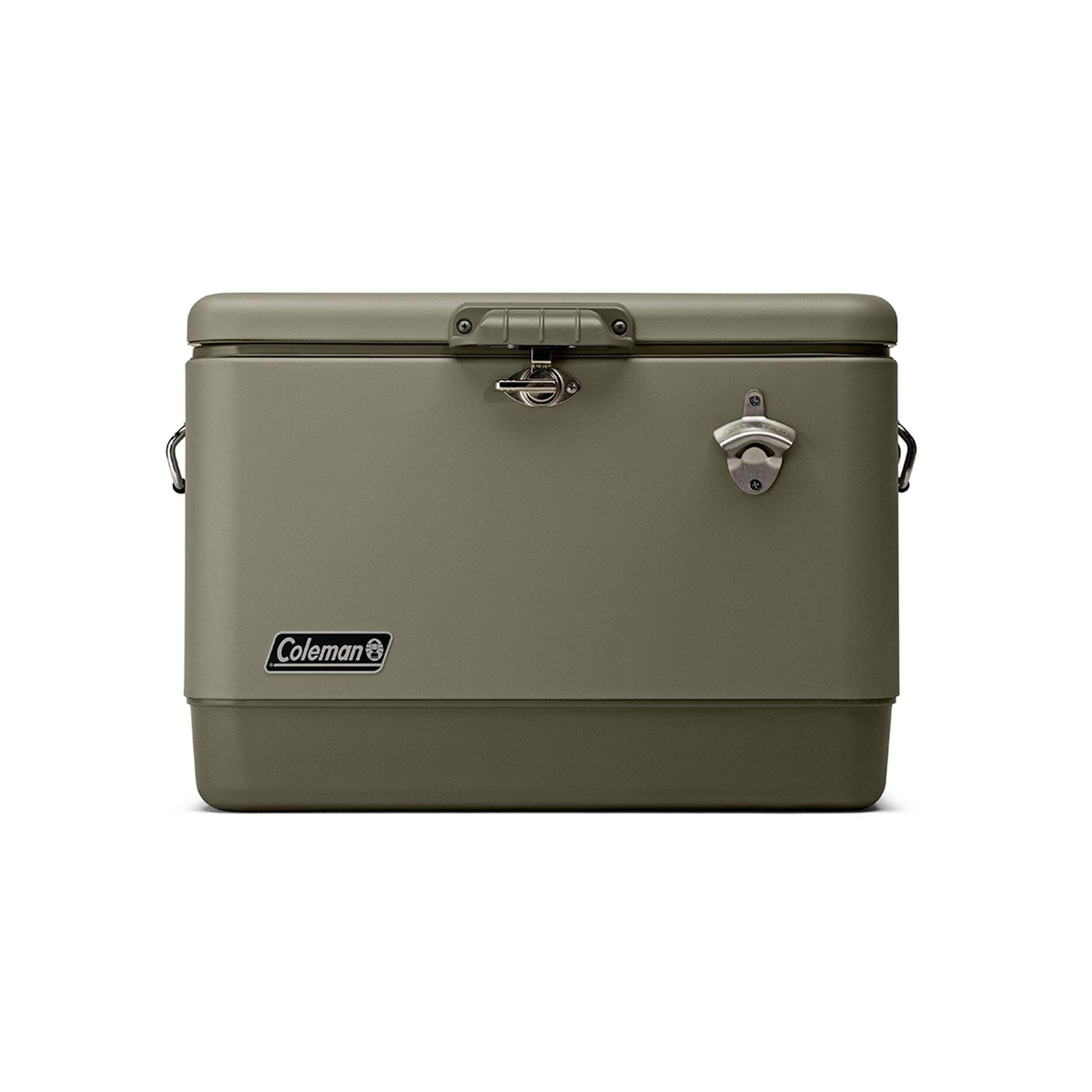 Coleman Reunion Double Walled Hard Cooler,, Sage, 54-qt Front_Flat