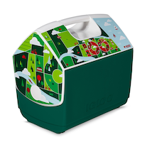 Glacière rigide Igloo Playmate Elite, édition spéciale du 100e anniversaire de Canadian Tire, gris, 16 pintes Front_Three_Fourths_Angled_Right