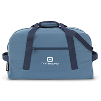 Outbound Foldable Camping Duffle Bag, 40-L, Blue Front_Elevated