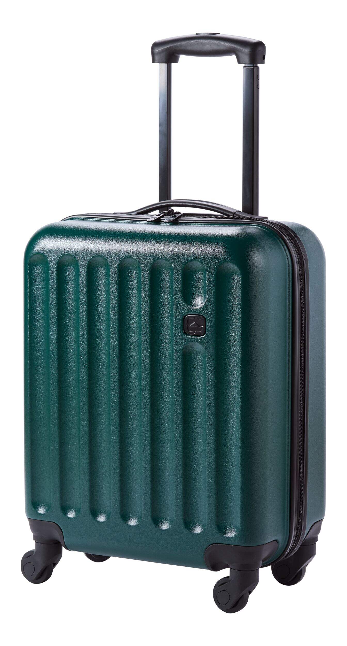 Outbound Green Hardside Carry-On Luggage Spinner, 20-in Front_Angled_Left