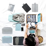 Maple Leaf Packing Travel Organizer Set, Assorted Colours, 7-pc Composite_or_Mixed