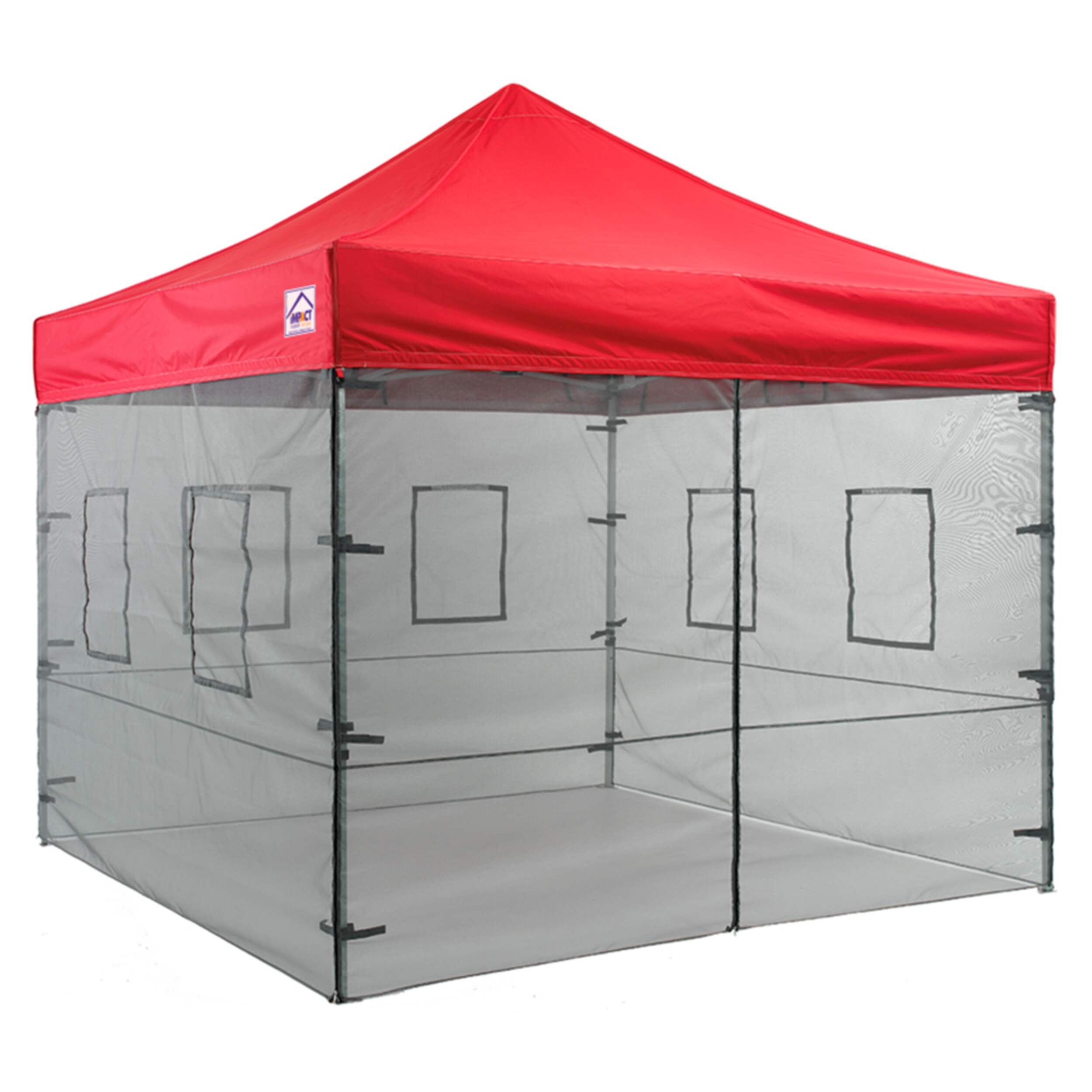 Impact Instant Canopy Pop-Up Shelter Tent Universal Food Service Wall Kit, 10-ft x 10-ft, 4-pk Front_Angled_Right