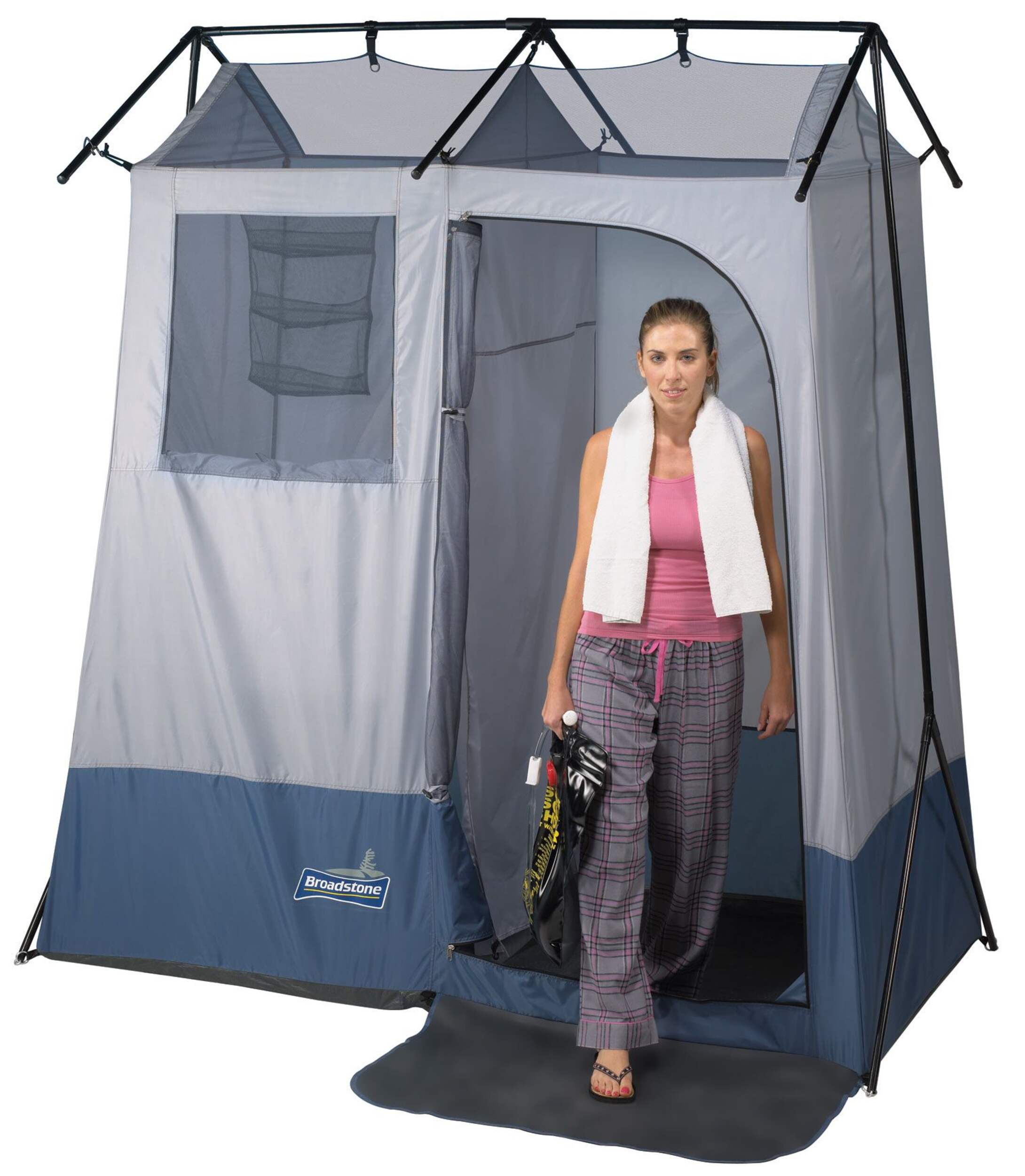 Broadstone Privacy Shelter Front_Angled_Left