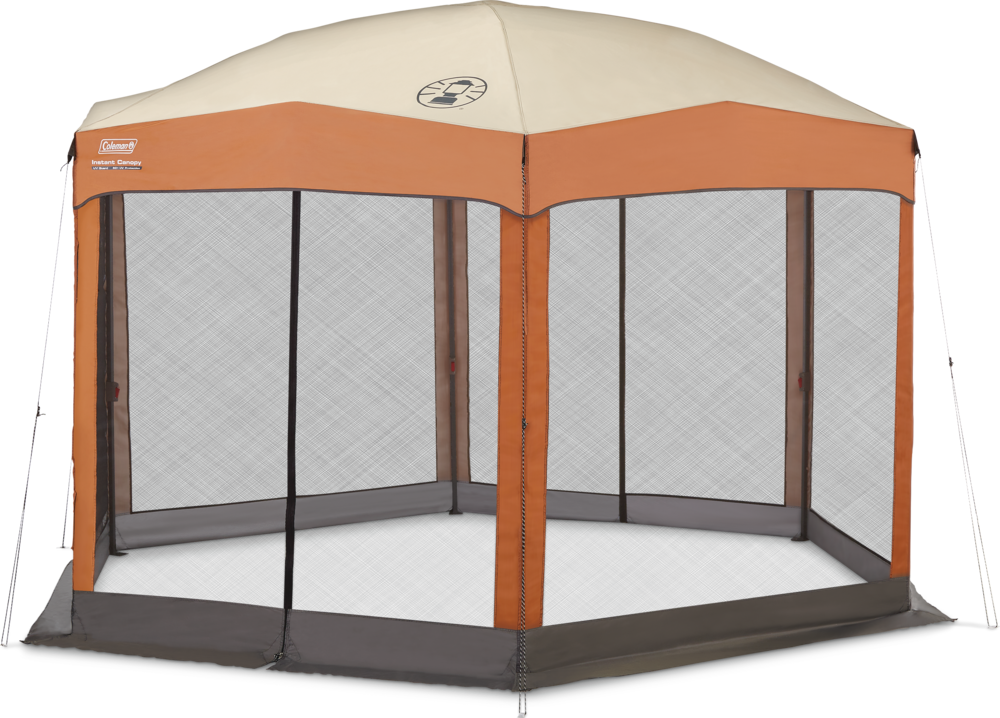 Coleman Back Home Instant 2-Door Screen House/Canopy Tent/Gazebo ...