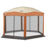 Coleman Back Home Instant 2-Door Screen House/Canopy Tent/Gazebo Camping Shelter, 12-ft x 10-ft Front_Angled_Left
