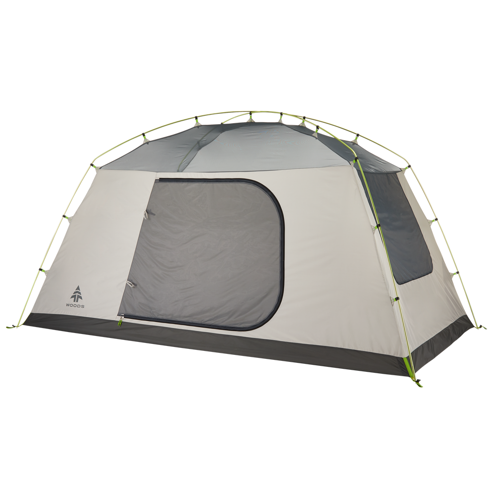 Woods Lookout 3Season, 6Person Camping Dome Tent w/ Vestibule, Rain