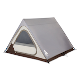 Woods Heritage A-Frame 3-Season, 3-Person Camping Tent w/ 2-Doors, Rain Fly & Carry Bag Front_Angled_Left