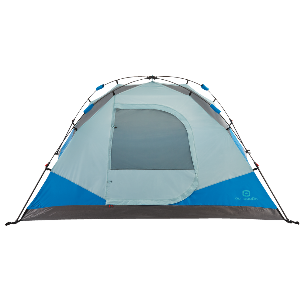 Outbound QuickCamp 3Season, 5Person Instant Camping Dome Tent w/ Rain