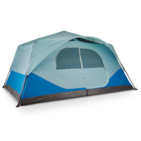 Outbound QuickCamp 3-Season, 10-Person Instant Camping Cabin Tent w/ Rain Fly & Carry Bag Front_Angled_Right