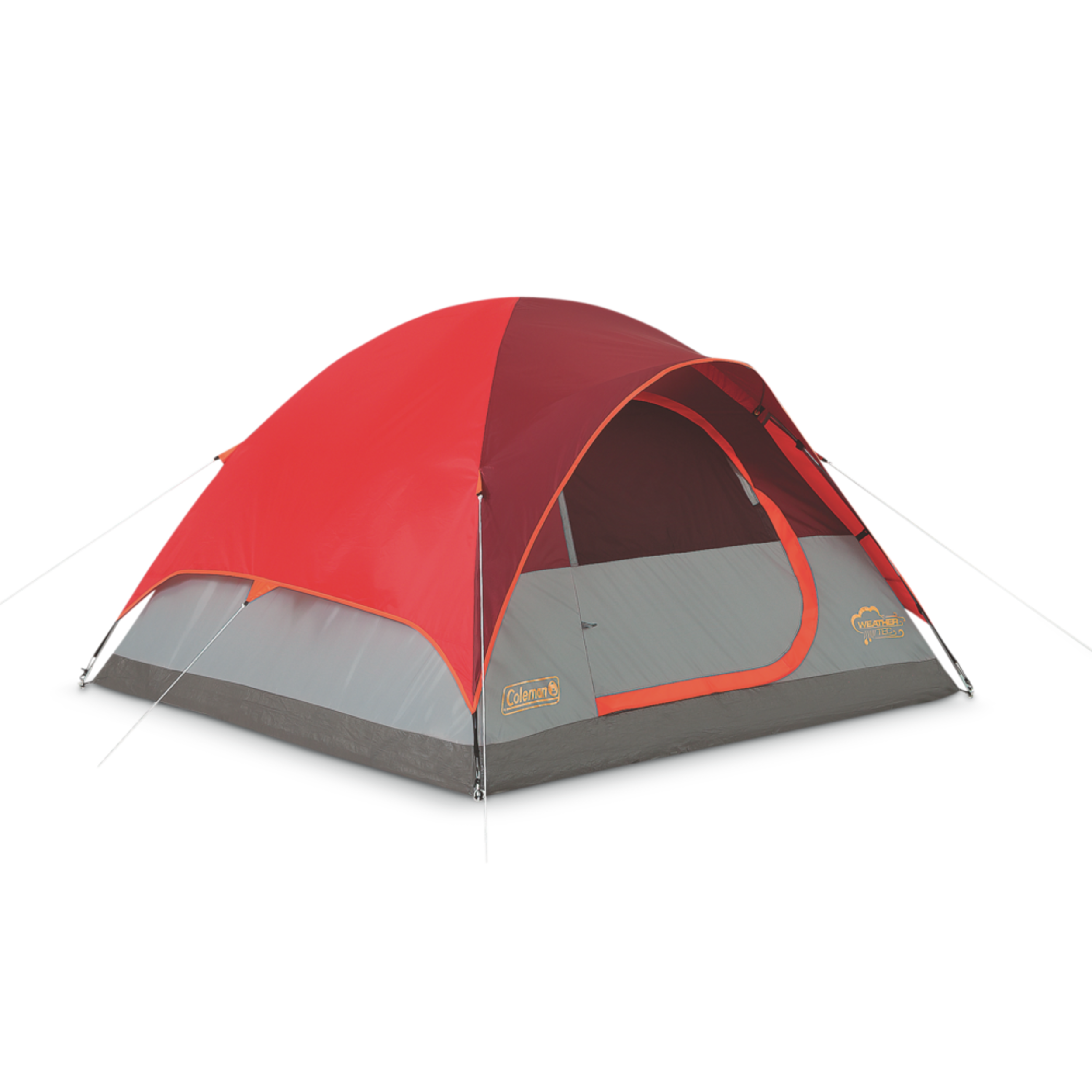 Coleman Sundome 3-Person Camping Tent Front_Angled_Right
