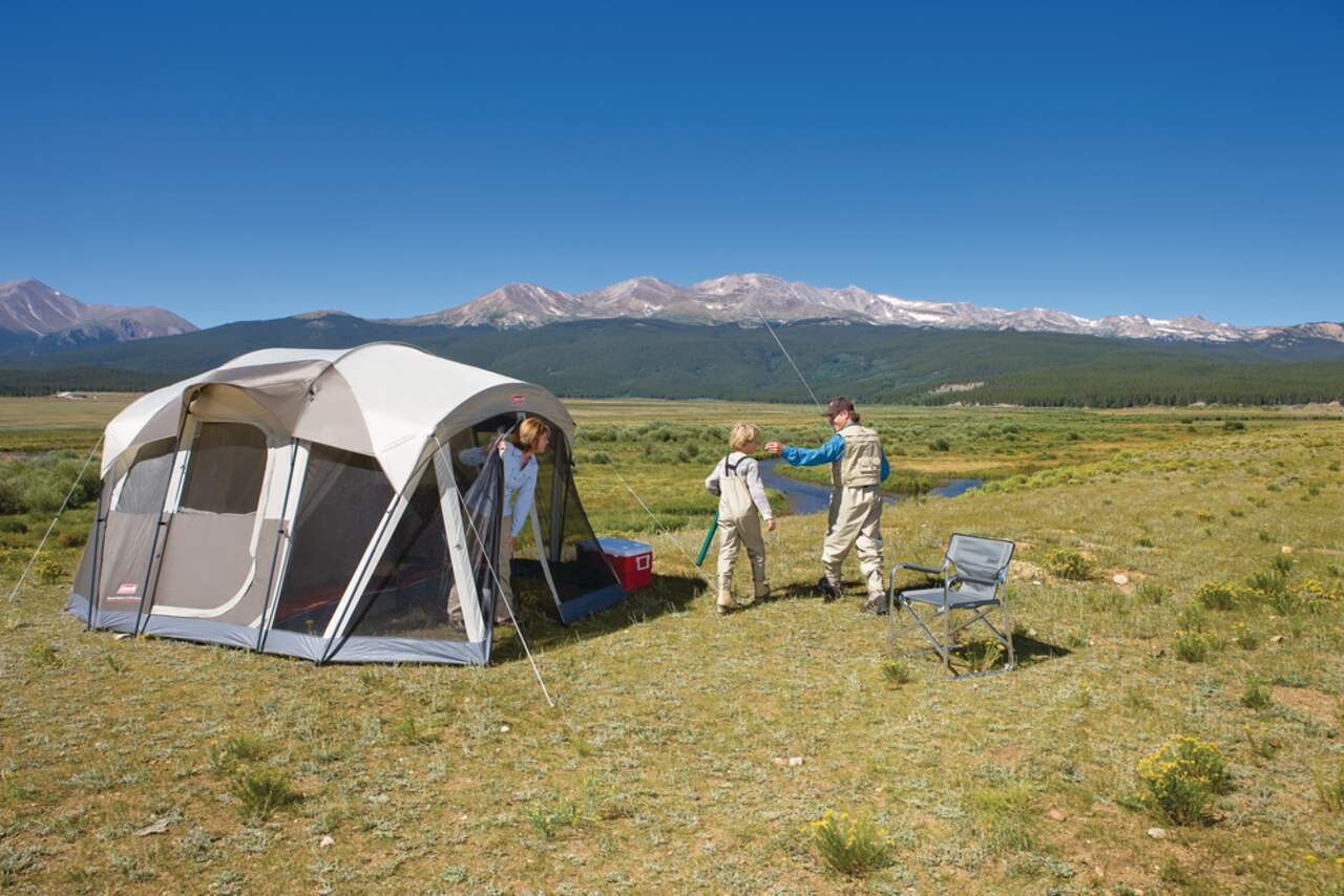 Coleman Weathermaster 6-Person Camping Tent with Screen Room