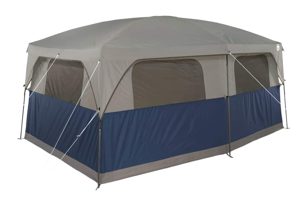 Coleman Hampton 3Season, 9Person, 2Room Camping Cabin Tent w/ Room