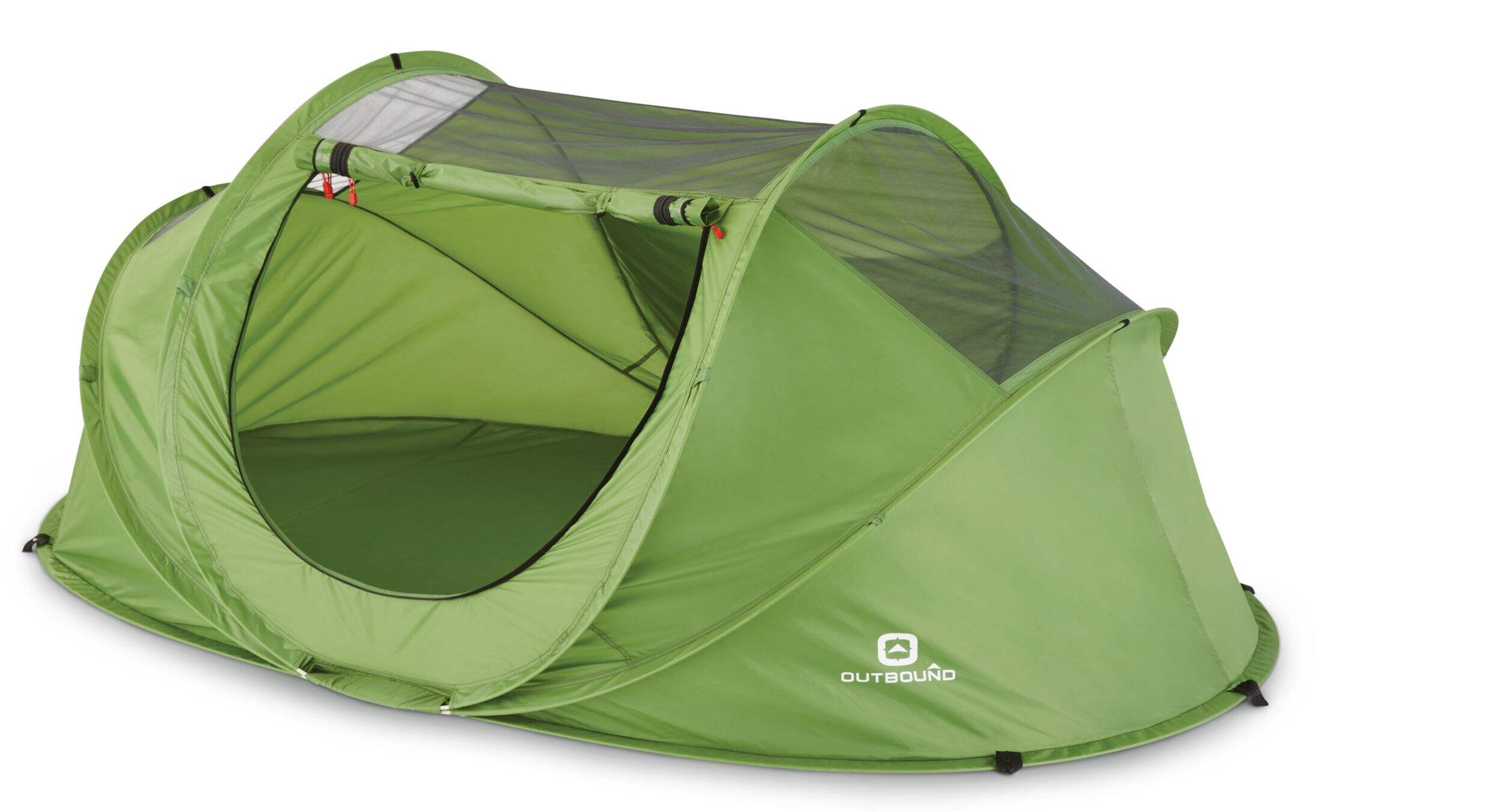 Outbound 2Person 1Piece Hoop Frame Instant PopUp Camping Dome Tent w