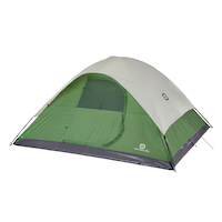 Outbound 3-Season, 6-Person Camping Dome Tent w/ Rain Fly & Carry Bag Front_Angled_Left