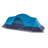 Outbound 3-Season, 12-Person Camping Dome Tent with Rain Fly & Carry Bag Front_Angled_Left