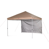Outbound Easy Set-Up Portable Instant Pop-Up Sun Shelter Canopy Tent with Wall Panel, 10-ft x 10-ft
