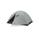 Woods Cascade 3-Season, 3-Person Camping Dome Tent w/ 2 Doors, Vestibules, Rain Fly & Carry Bag Front_Three_Fourths_Angled_Left