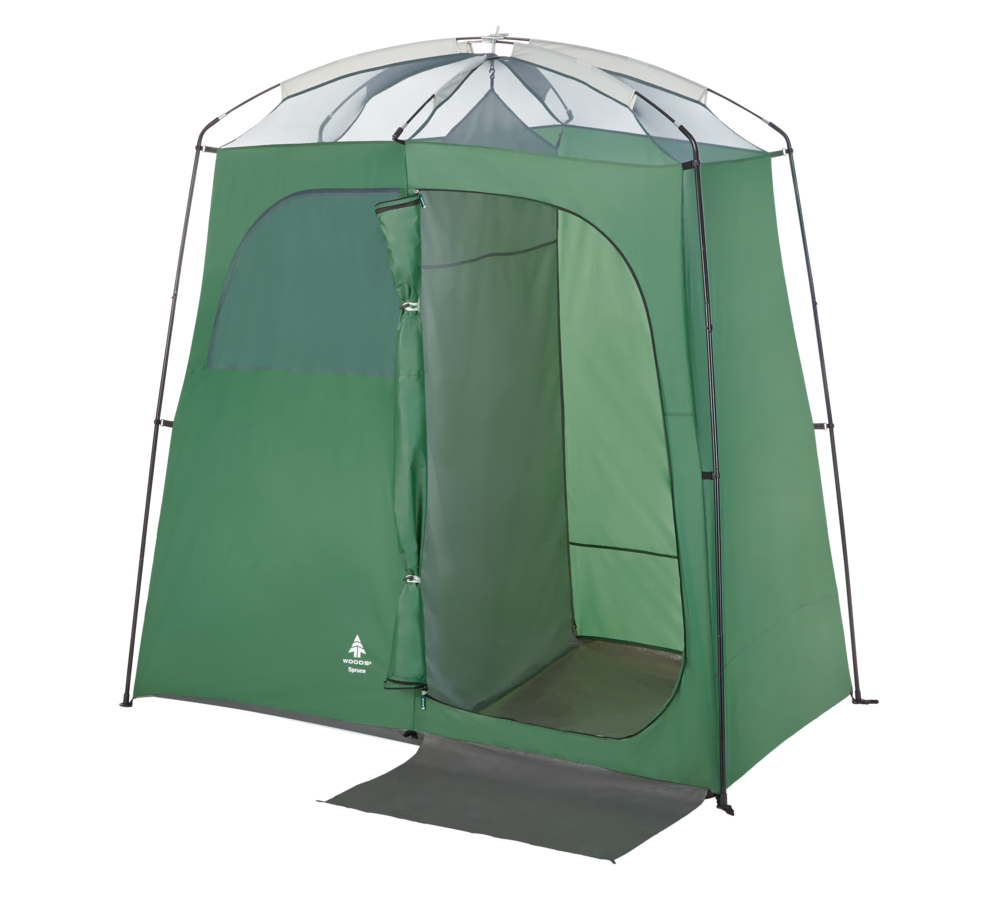 Woods Spruce Portable 2Room PopUp Privacy & Shower Shelter Camping