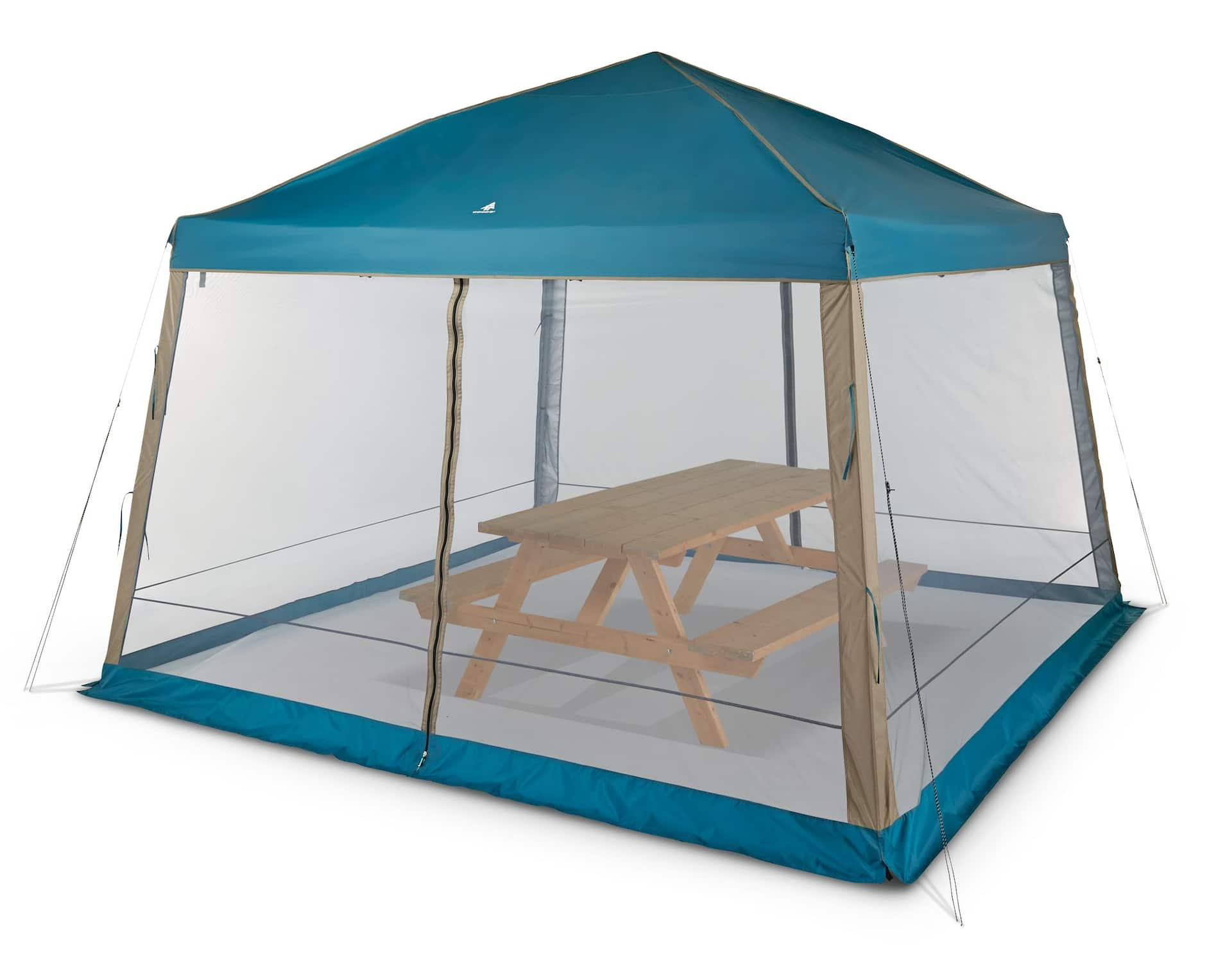 Easy up shop screen tent