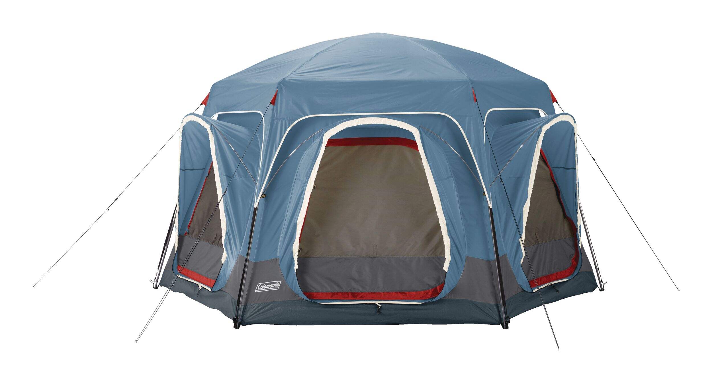 Tente cabine Coleman Connect, 6 personnes Front_Flat