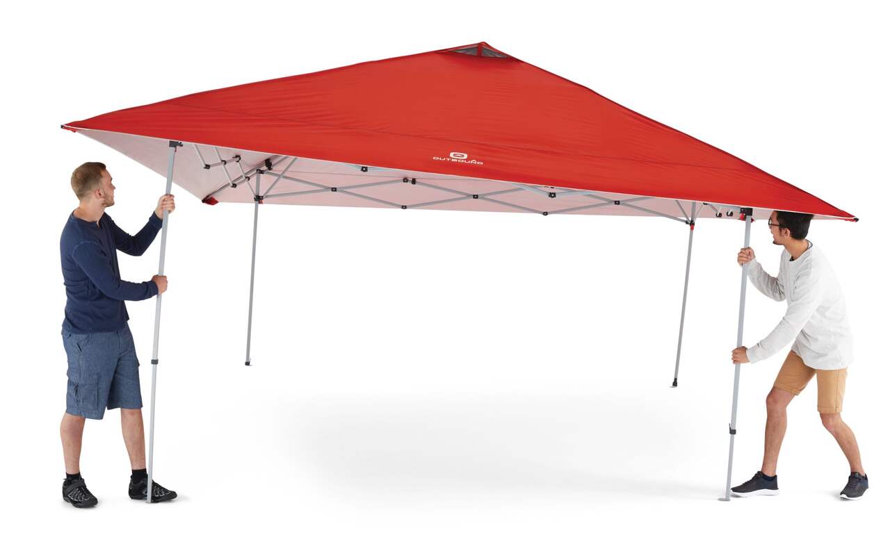 Outbound Undercover Portable Instant Pop-Up Sun Shelter Canopy Tent w/  Carry Bag, 13-ft x 13-ft