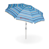 Outbound Coronado Deluxe Beach Umbrella w/ Sand Anchor & UPF 50+, Blue Front_Elevated