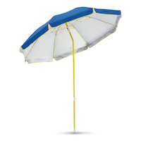 Parasol de plage réglable Slumbertrek Pack Umbrella avec vis de sable et sac de transport