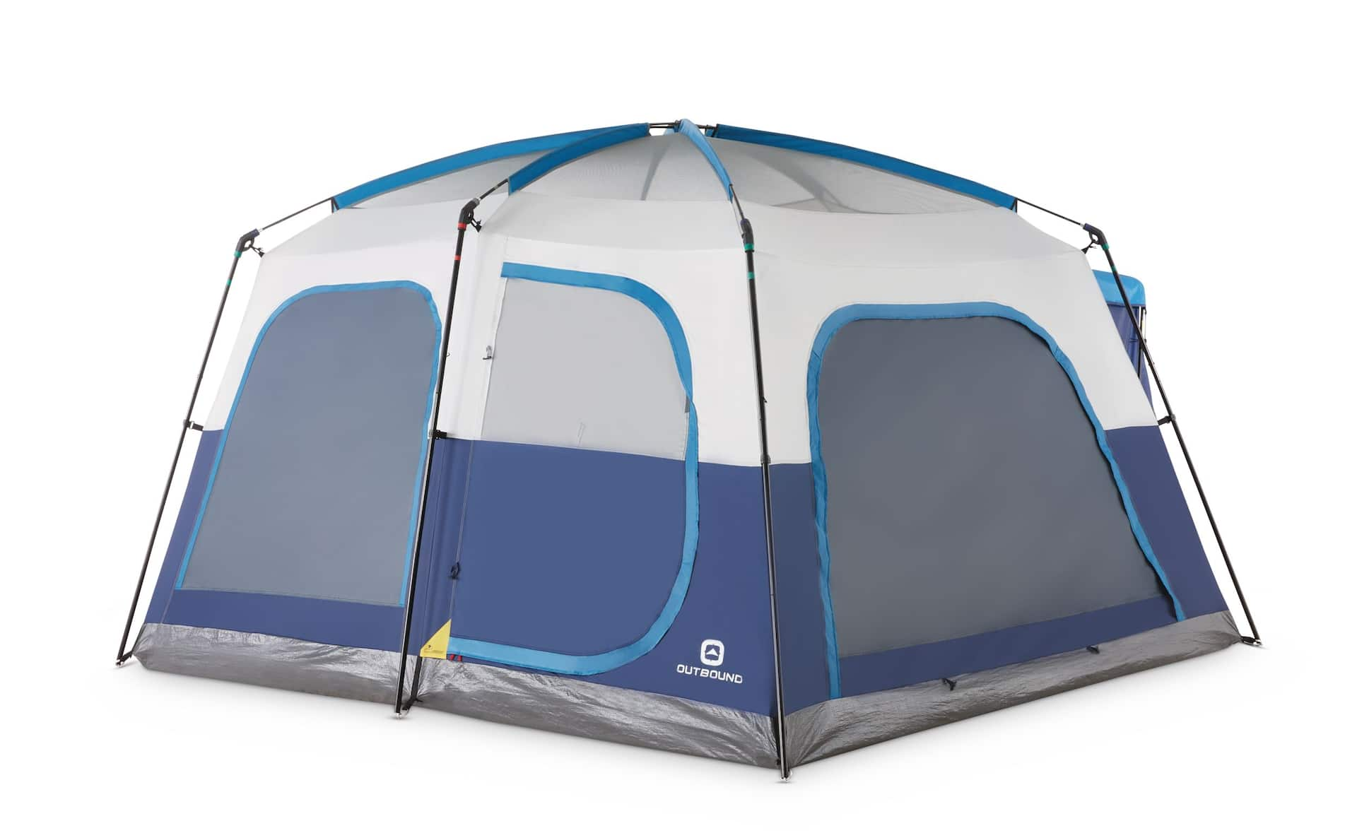 Outbound Hangout 3 Season 6 Person Camping Cabin Tent w Rain Fly Carry Bag Canadian Tire