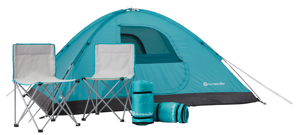 Green beans revenge In most cases Outbound Camping Combo Kit w/ 4-Person Pop-Up Dome Tent, 2 Folding Quad  Chairs & 2 Sleeping Bags | Canadian Tire